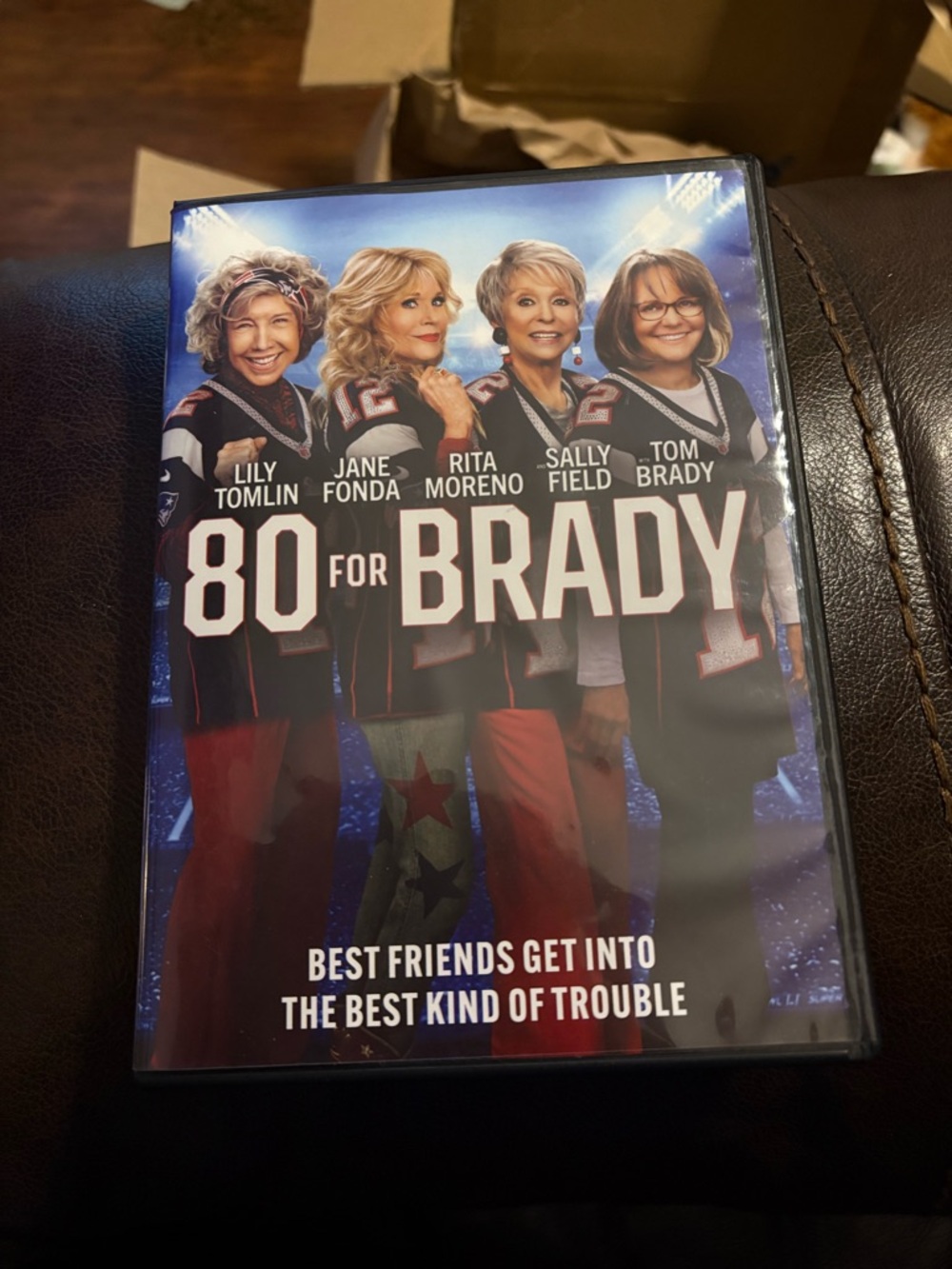 80 for Brady DVD — Blue, Red, White